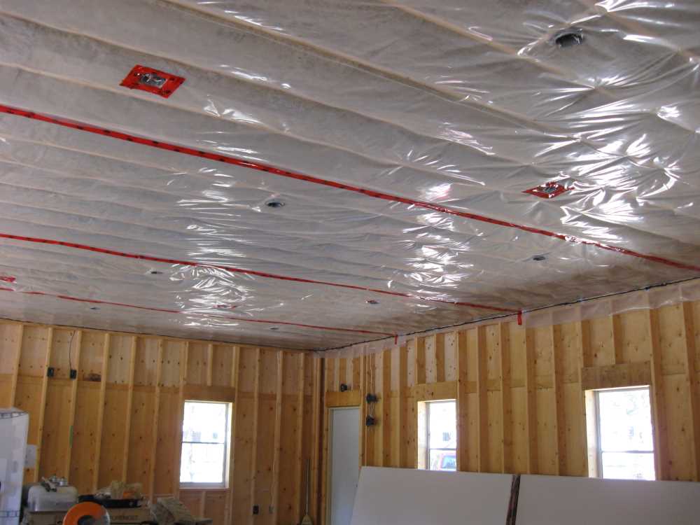 Naturist Legacy History: Gallery 48/05...Insulation, vapour barrier, drywall