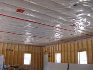 Naturist Legacy History: Gallery 48/05...Insulation, vapour barrier, drywall