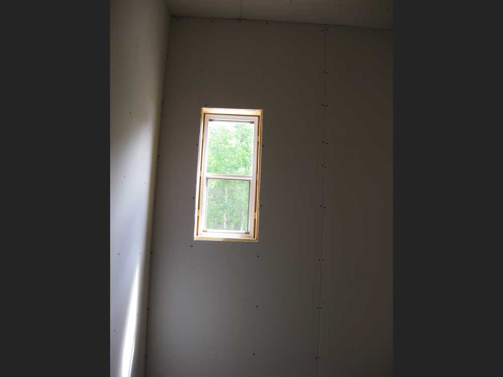 Naturist Legacy History: Gallery 48/17...Insulation, vapour barrier, drywall