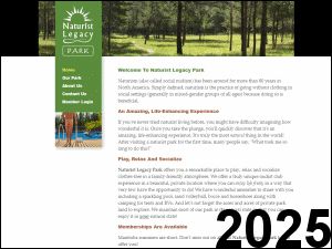 Naturist Legacy History: Their website in 2025
